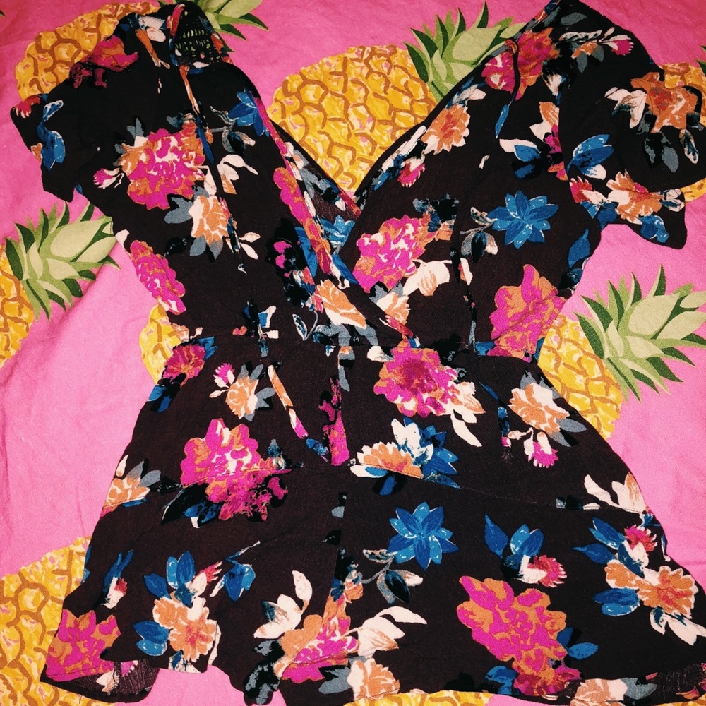 Xhilaration Floral Romper